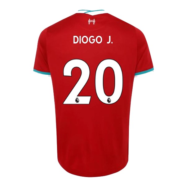 Camiseta Liverpool NO.20 Diogo Jota 1ª 2020 2021 Rojo